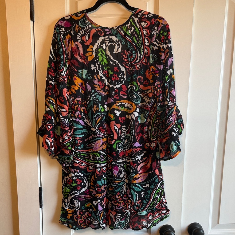Anne Cole Multicolor Paisley Coverup - Picture 5 of 5